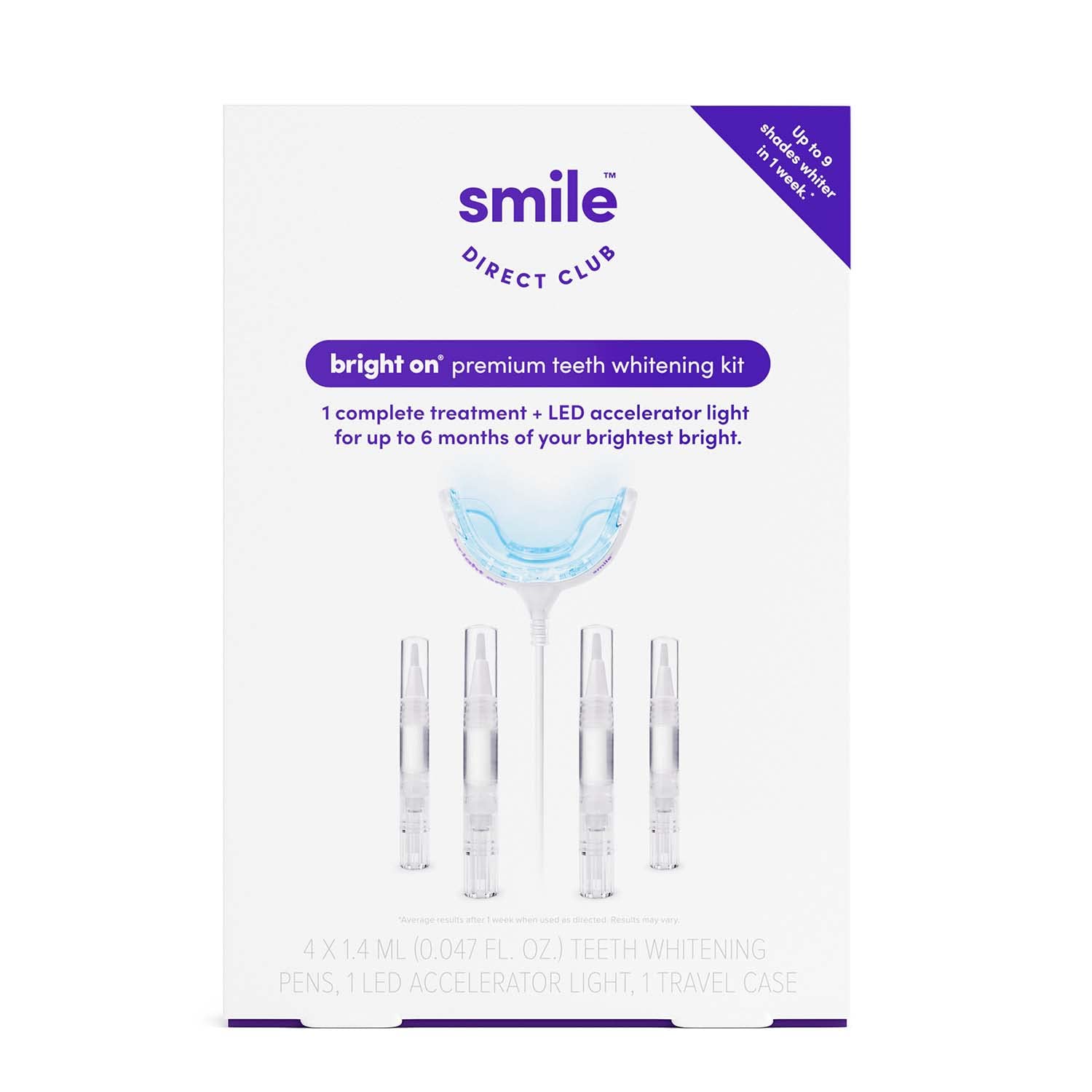 smiledirectclub teeth whitening kit