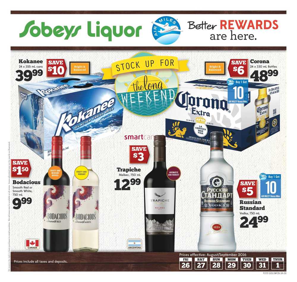 sobey liquor flyer calgary