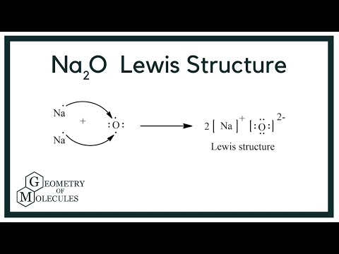 sodium and oxygen lewis dot structure