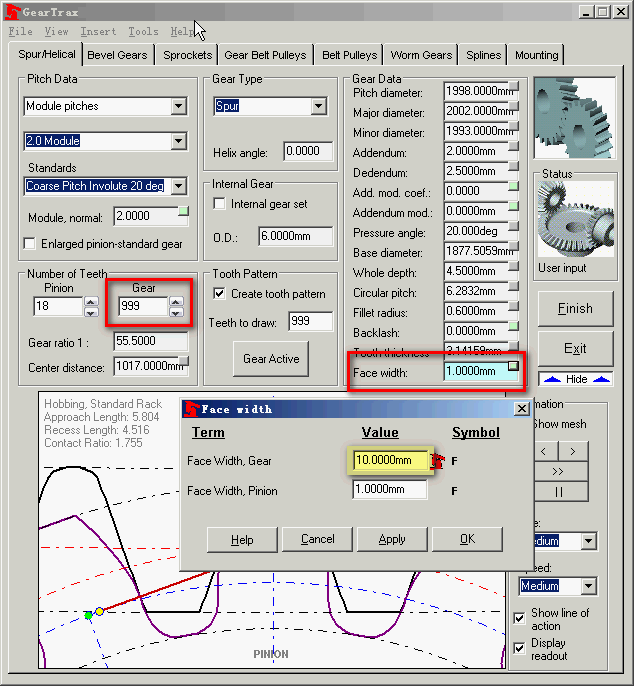 solidworks geartrax