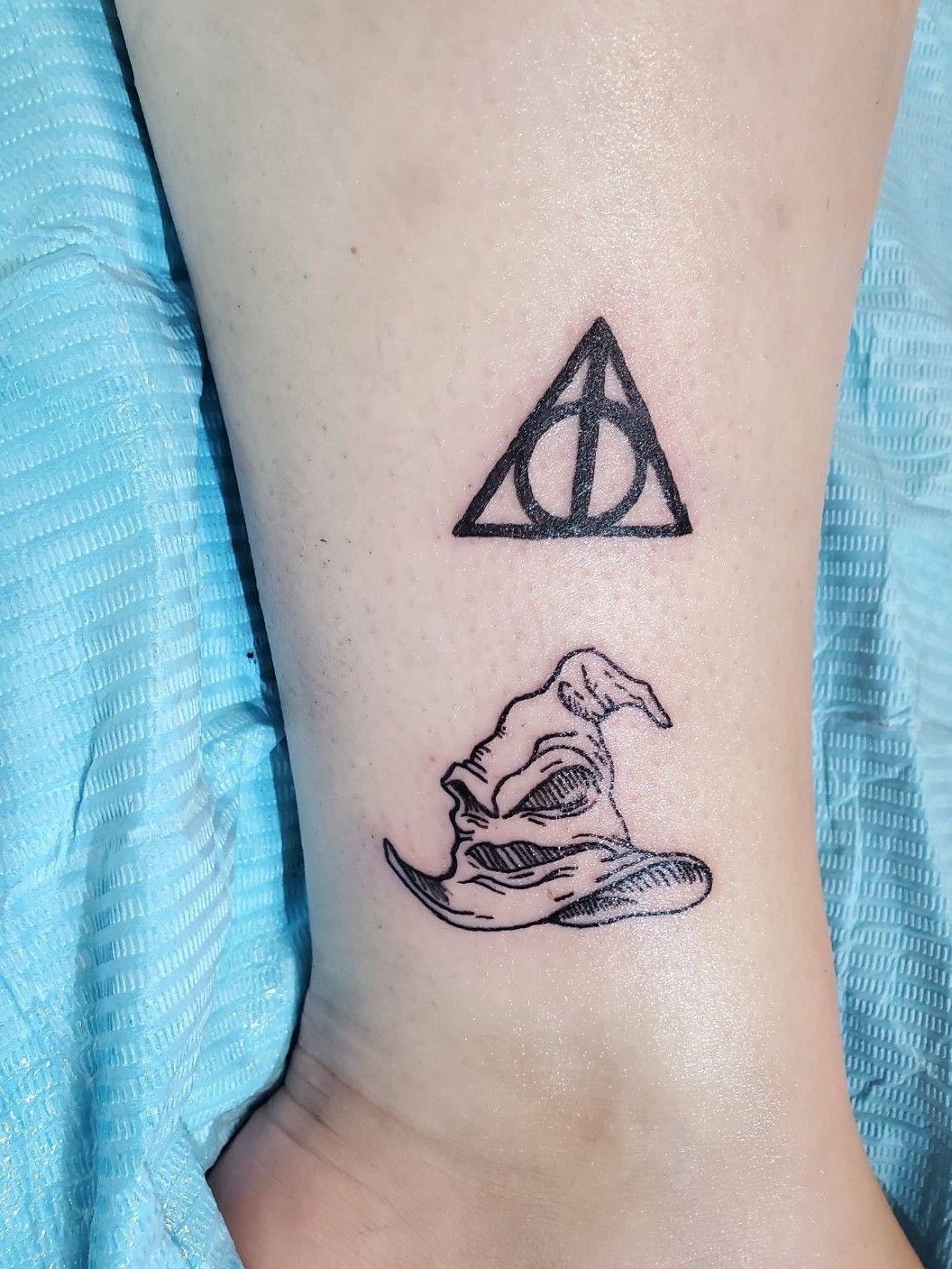 sorting hat tattoo