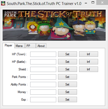 south park the stick of truth trainer