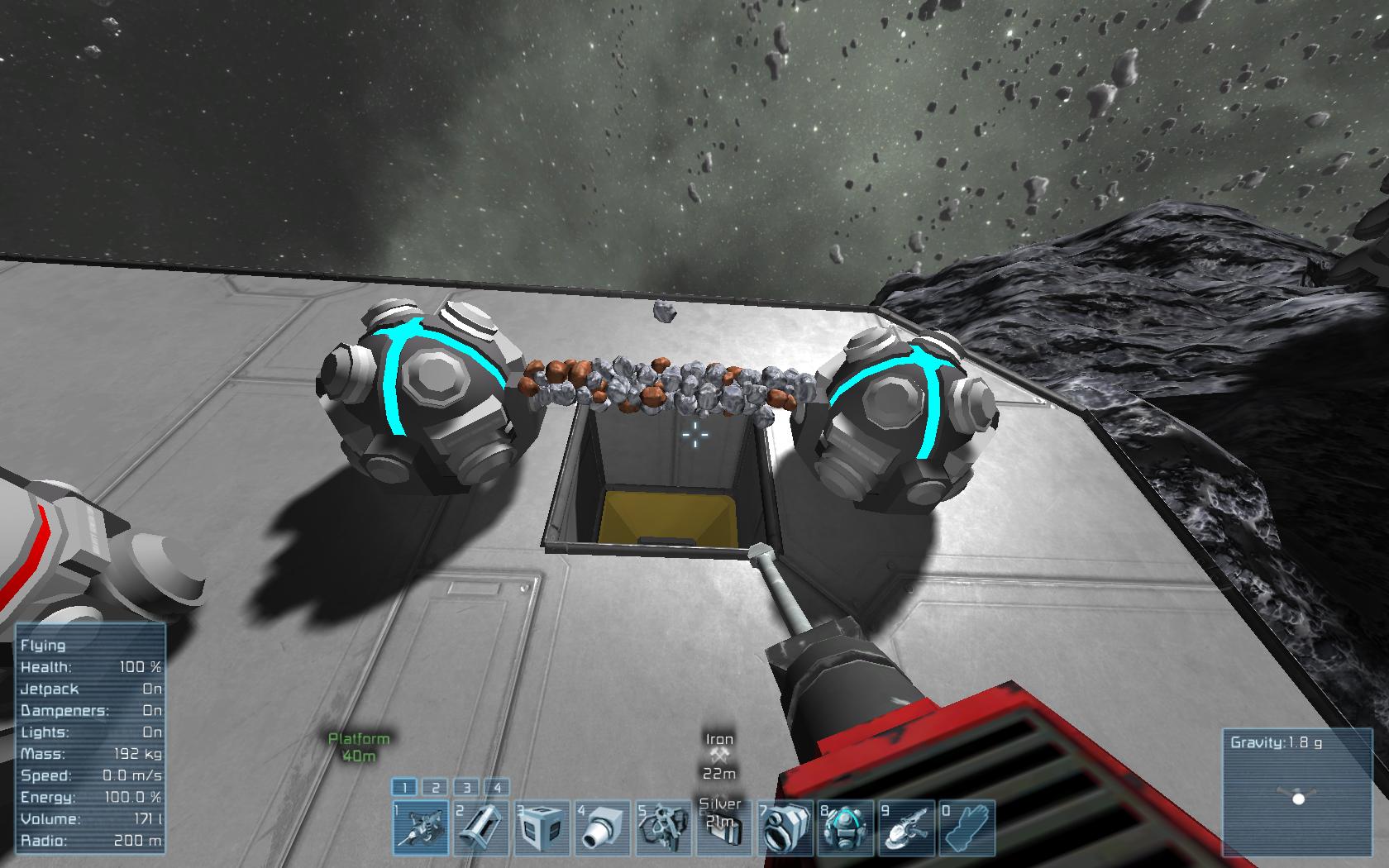 space engineers spherical gravity generator