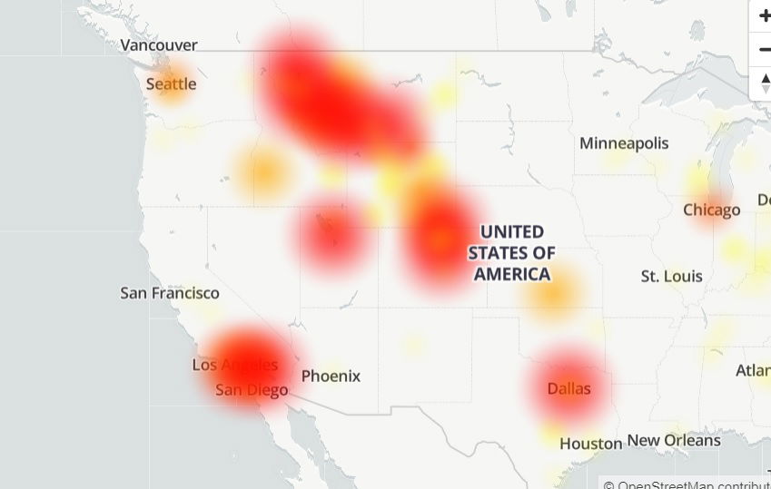 spectrum wifi outages map