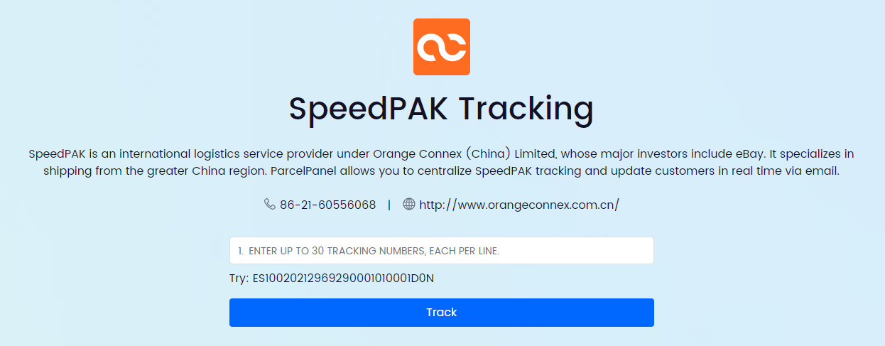 speedpak tracking