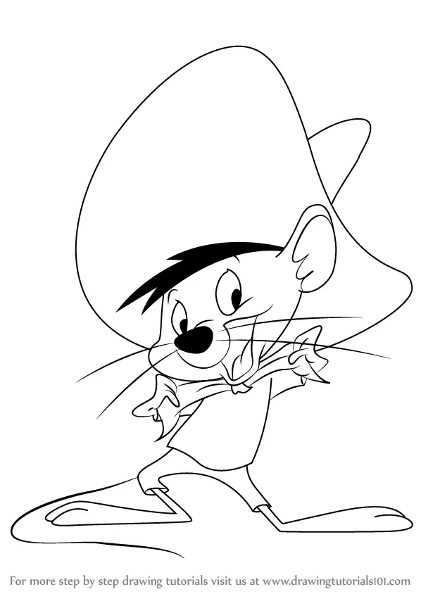 speedy gonzales drawing