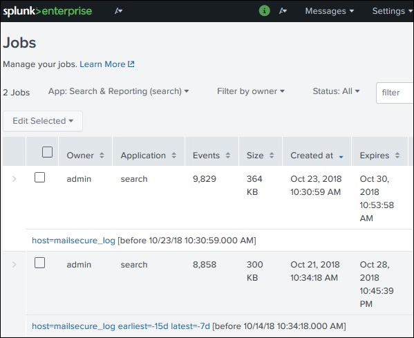 splunk export to csv