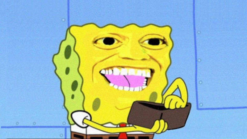 spongebob money meme