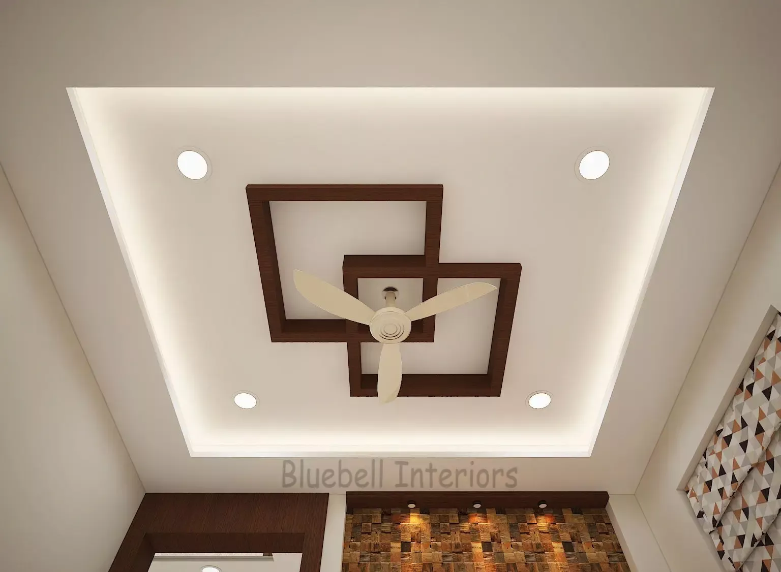 square pop ceiling design