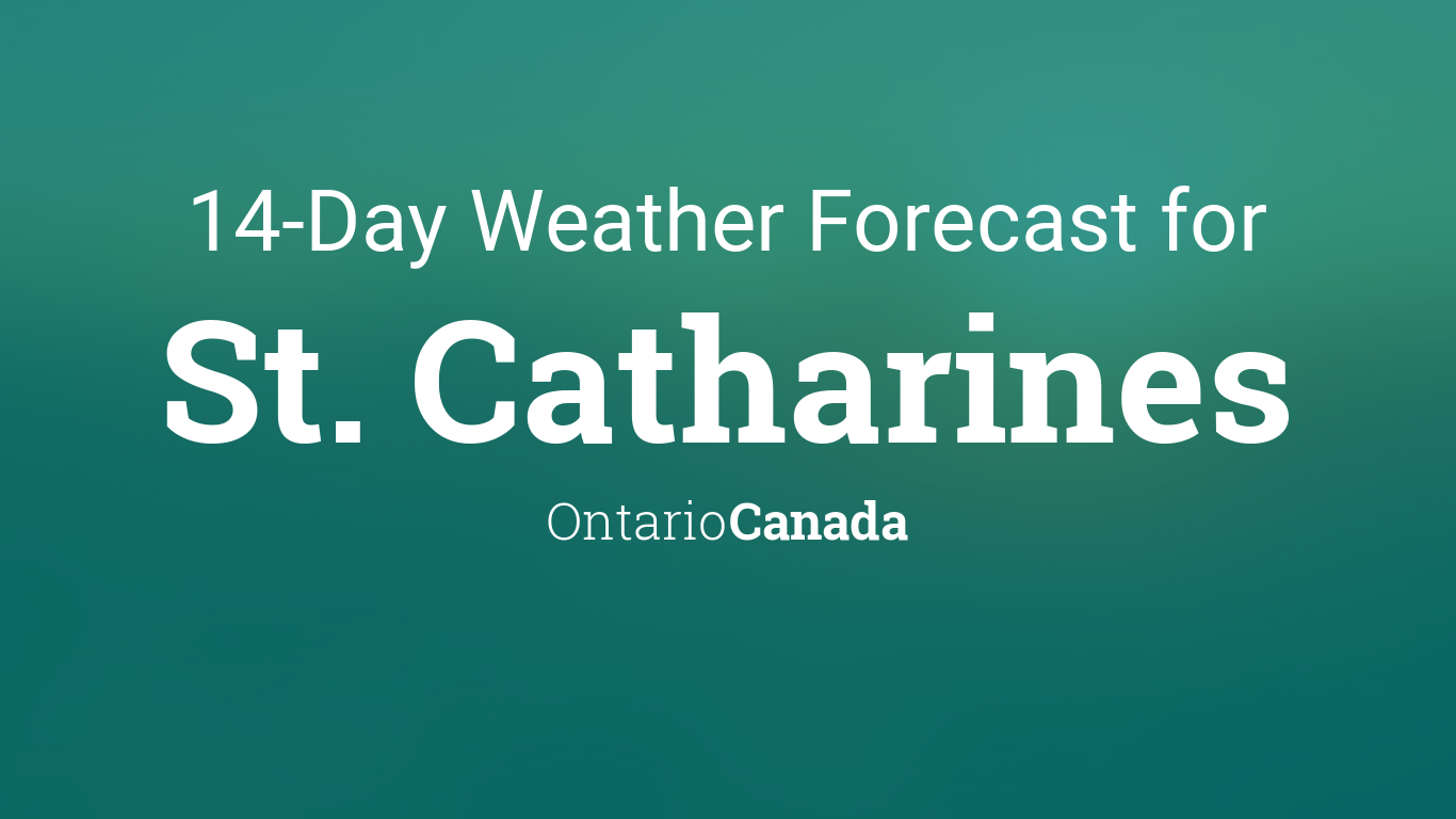 st catharines weather hourly