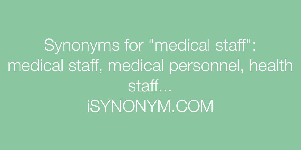 staff synonym