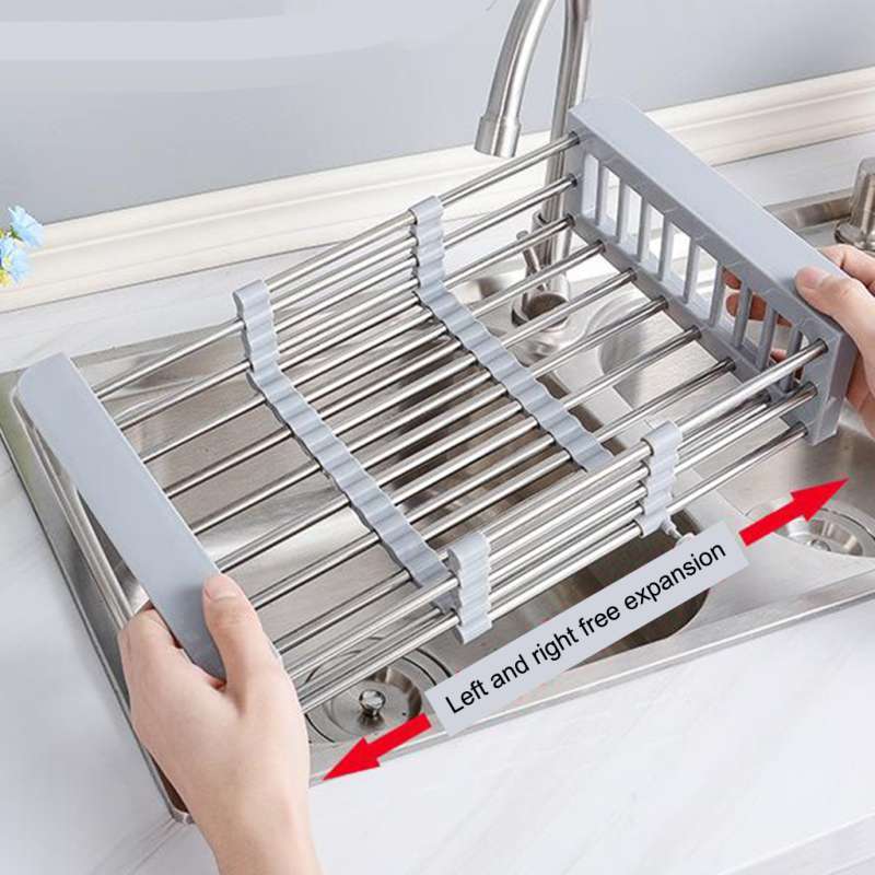 stainless steel dish drainer basket