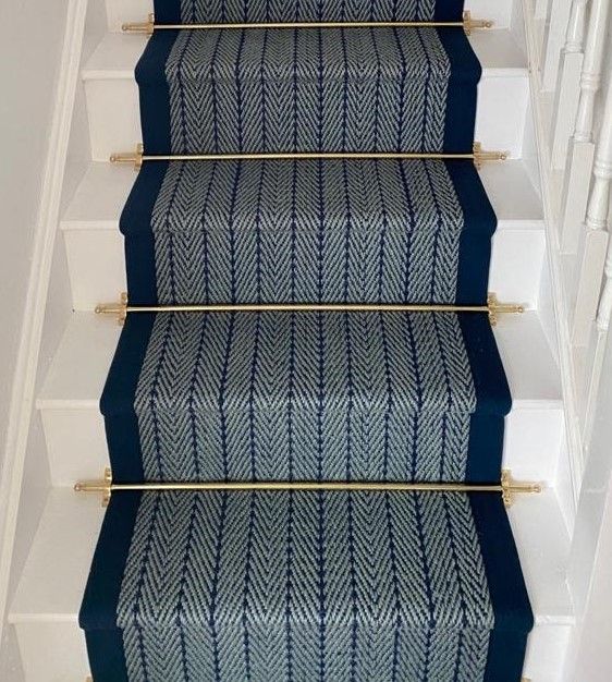 stair bars brass