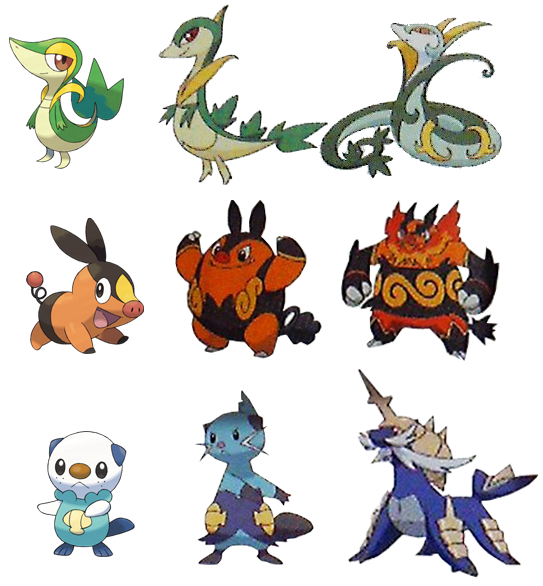 starter pokemon gen 5