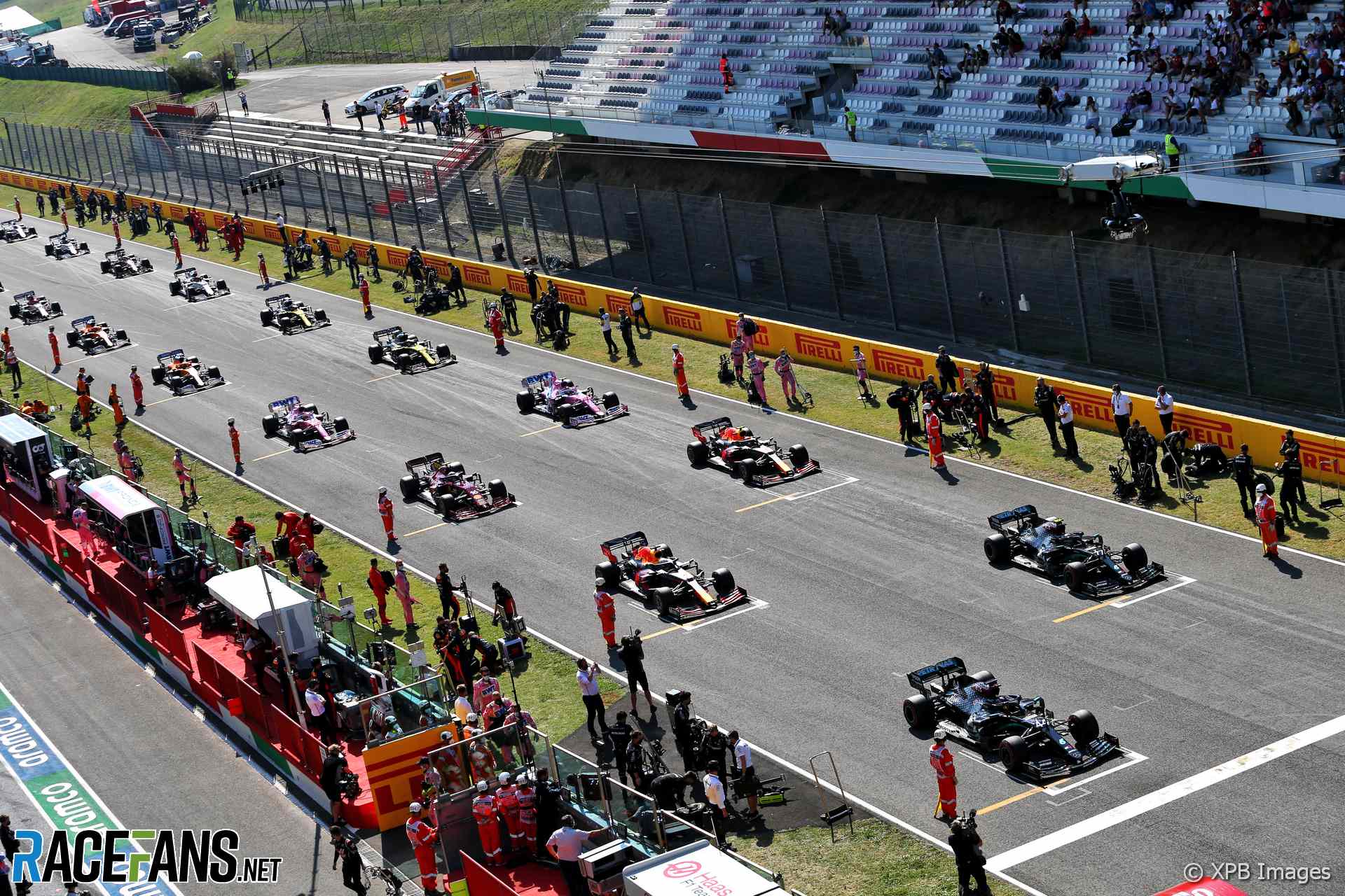 starting grid f1