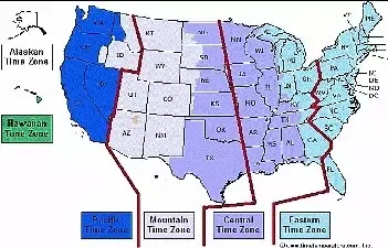 state of texas time zone