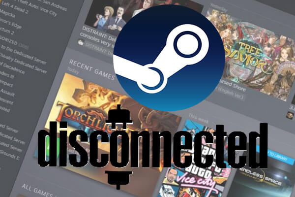 steam disconnected