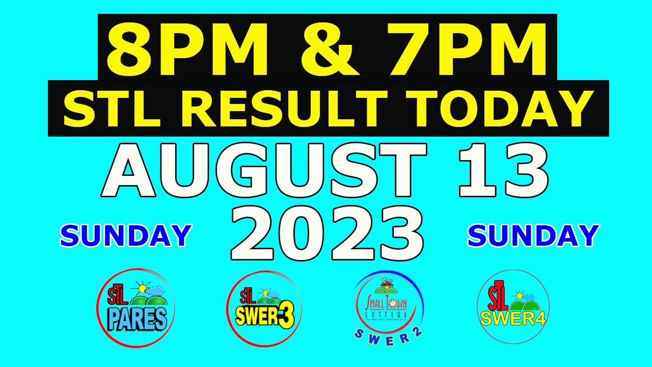 stl result august 13 2023