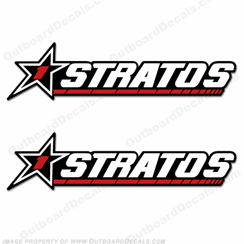 stratos boat decals