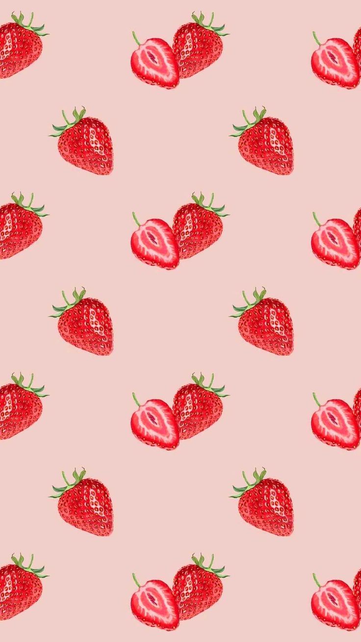 strawberry wallpaper phone