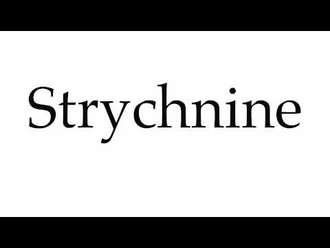 strychnine pronunciation
