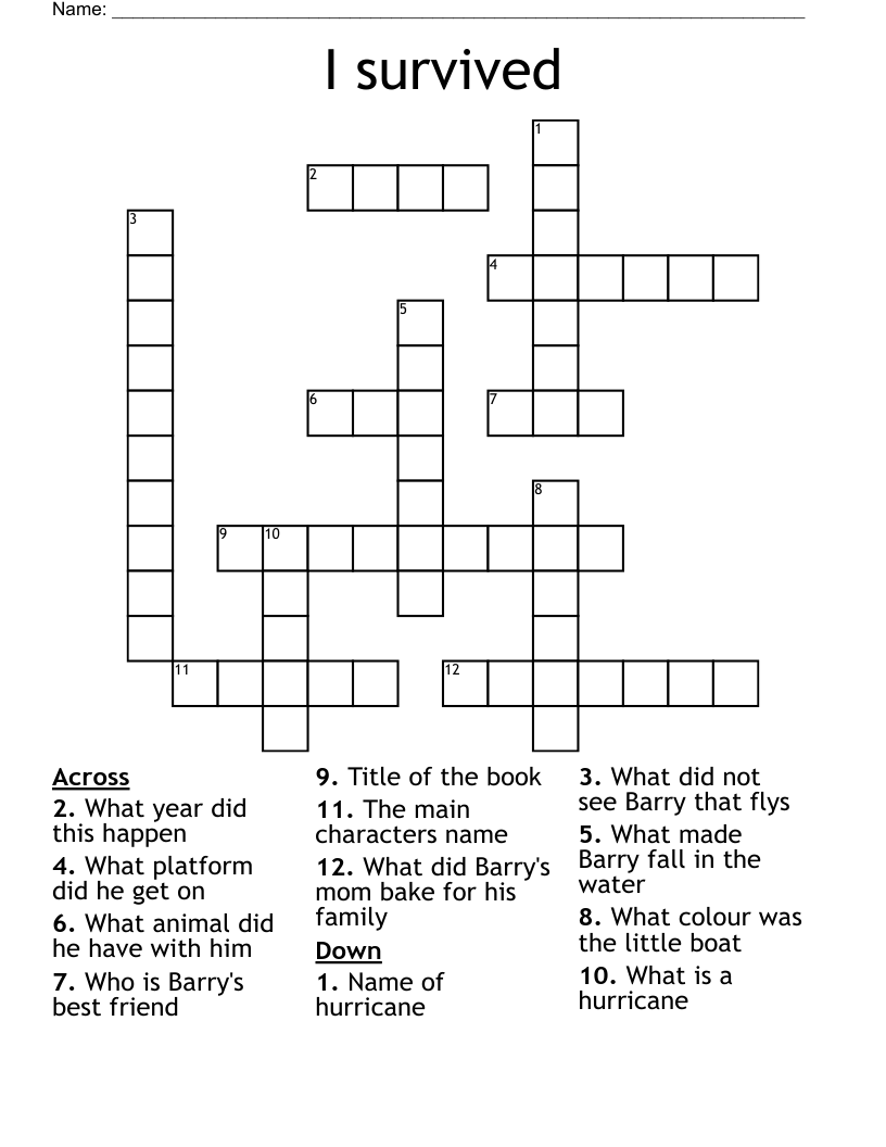 survive crossword