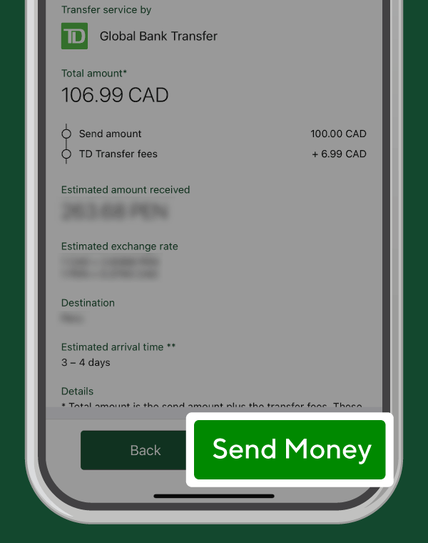 swift code of td canada trust