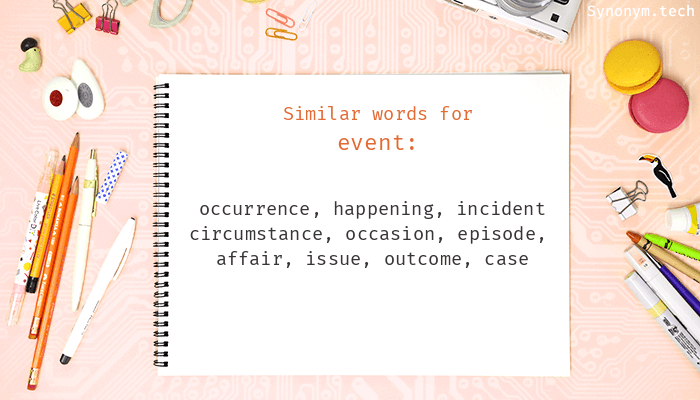 synonym for event