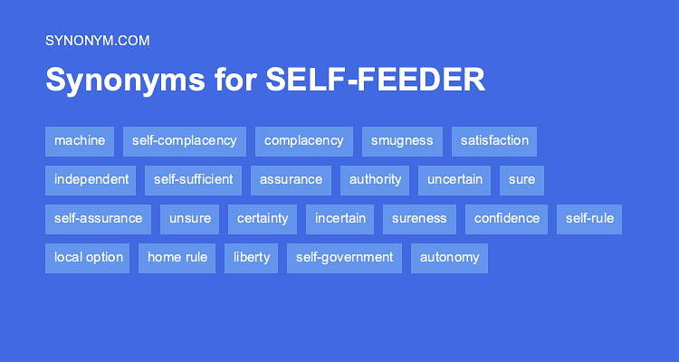 synonym for self sufficiency