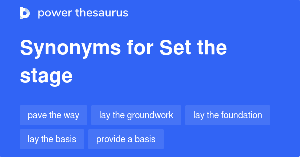synonym for set up