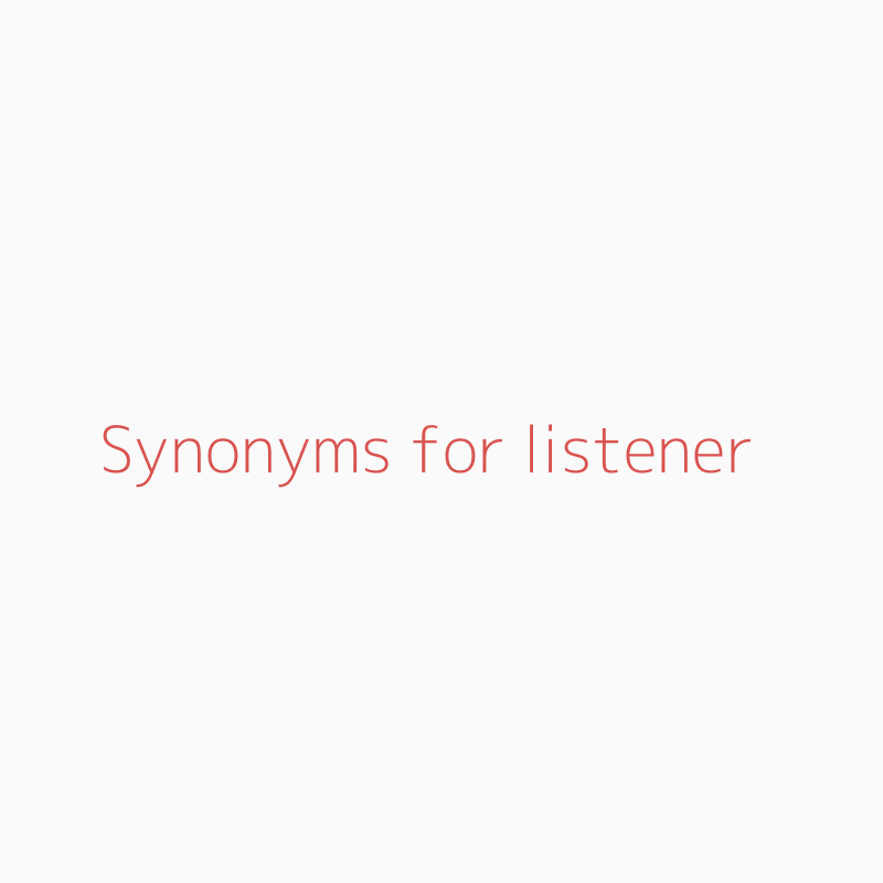 synonym listener