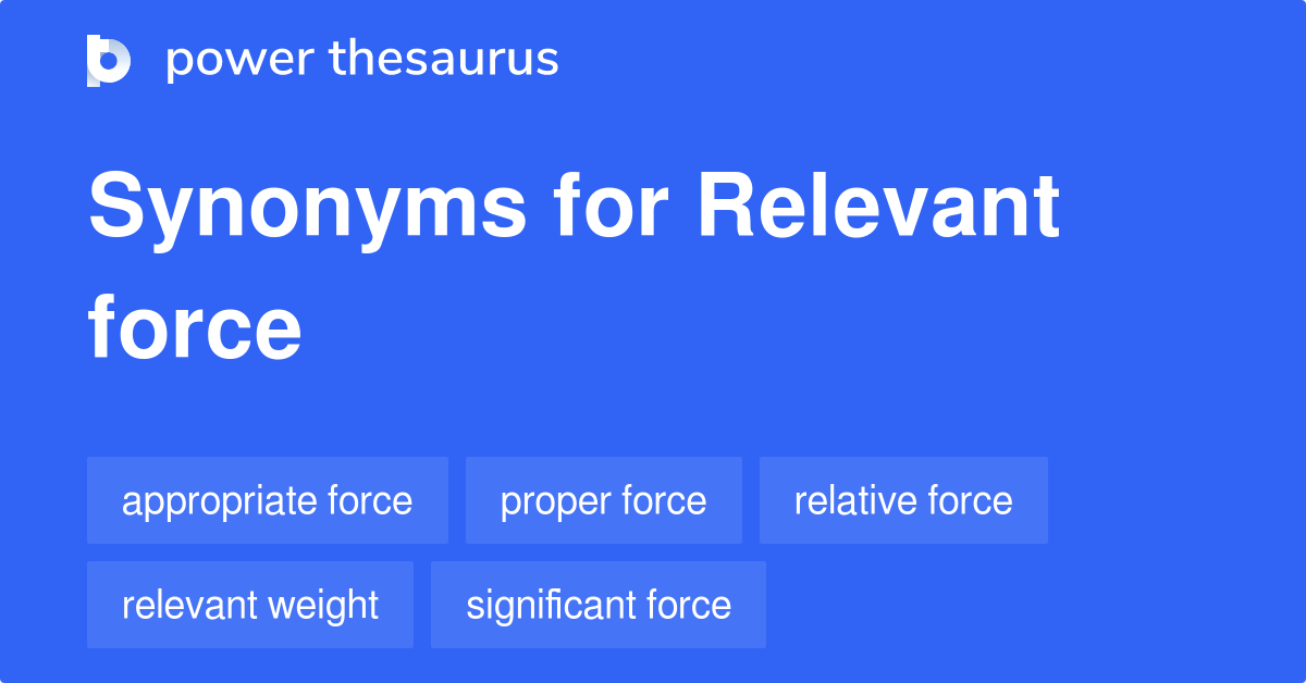 synonym of relevant