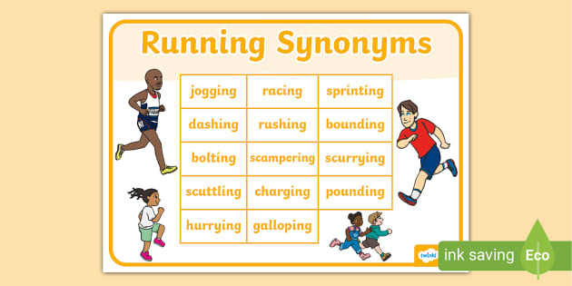 synonym of run