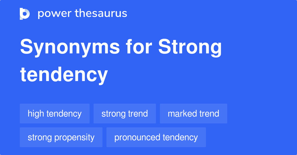 synonym tendency