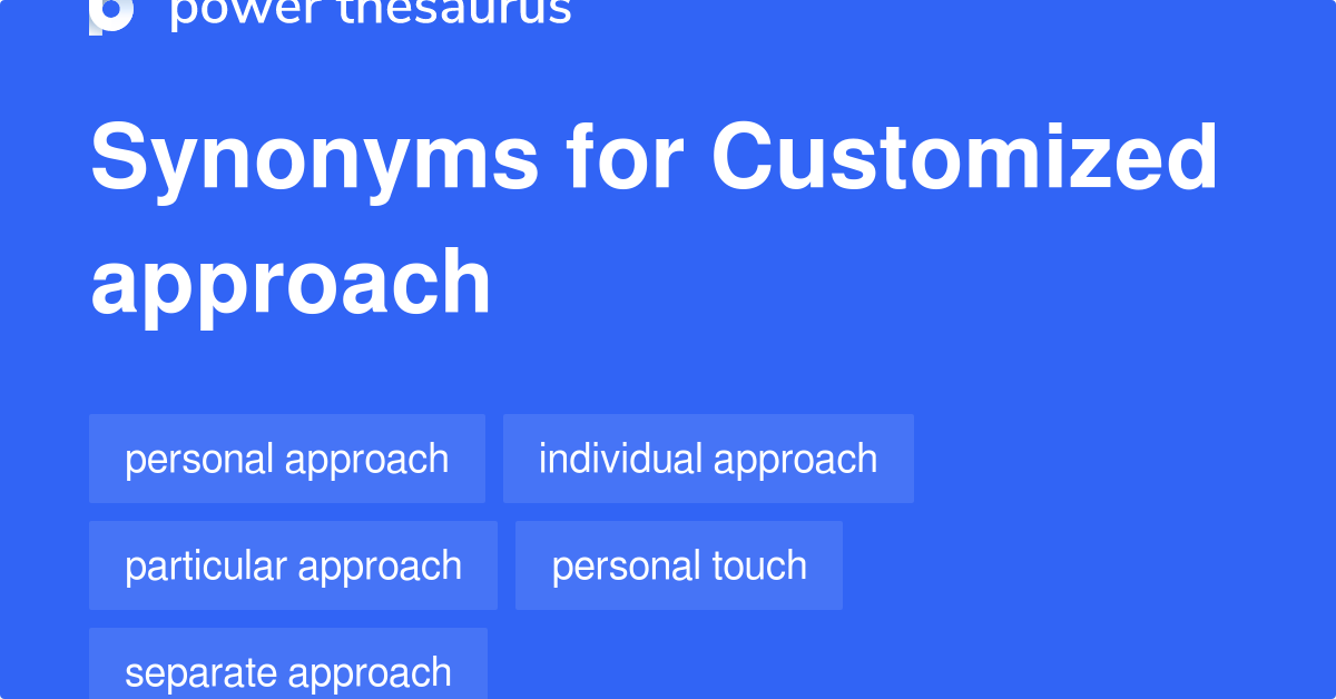 synonyms customize