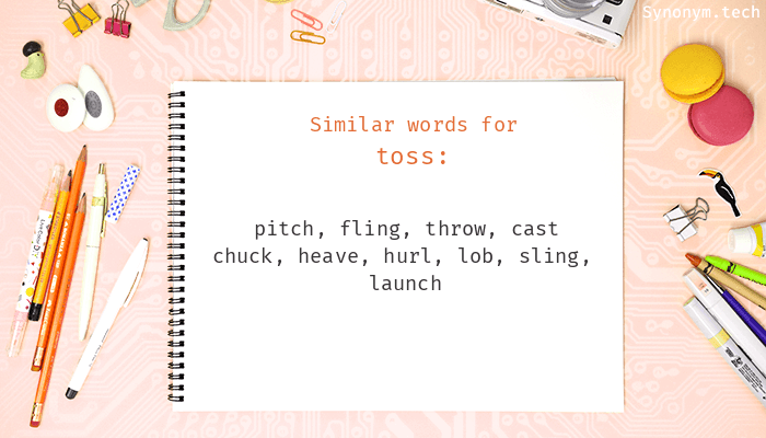 synonyms for toss