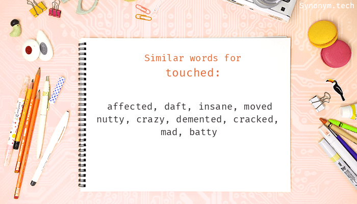 synonyms for touched