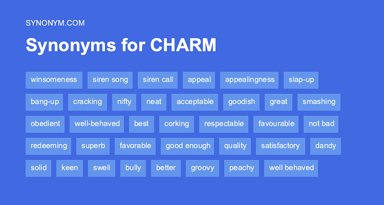 synonyms of charm