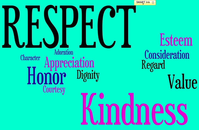 synonyms of respect