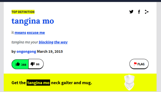 tang ina mo in english