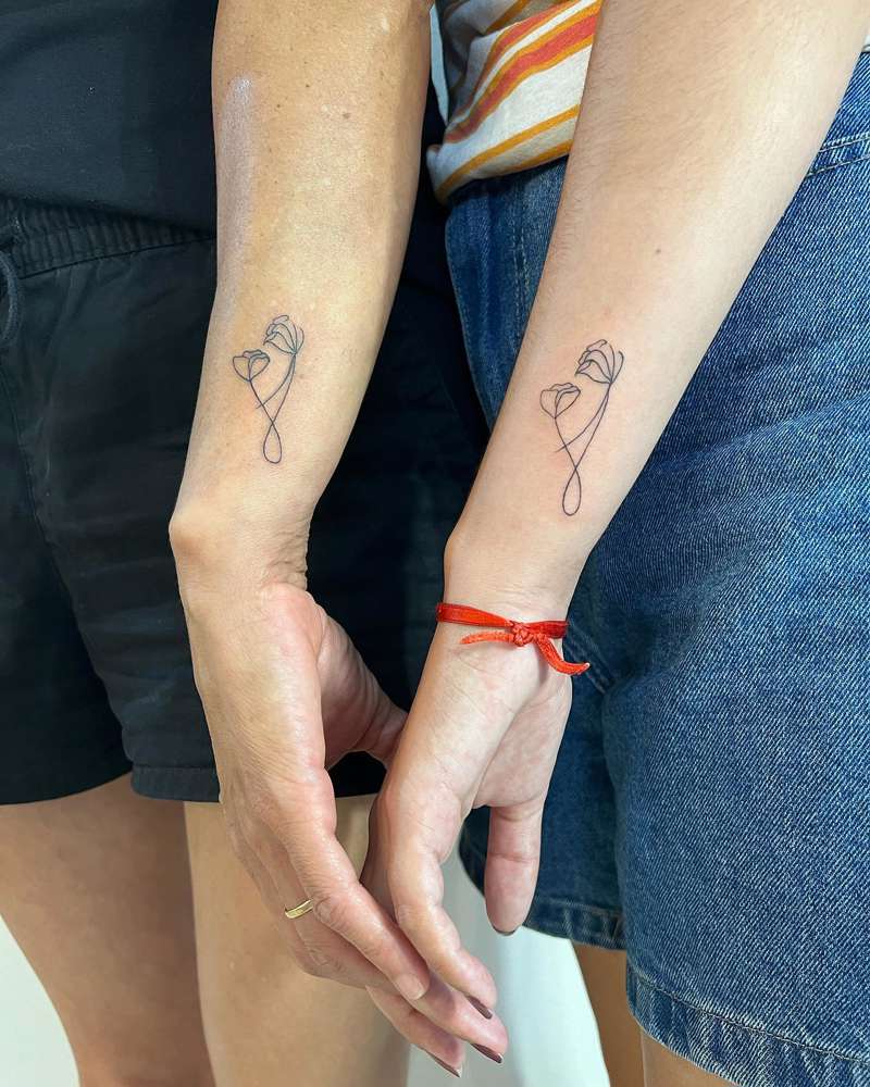 tatuajes de madre e hija