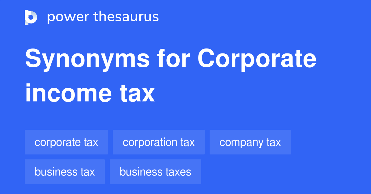 tax thesaurus