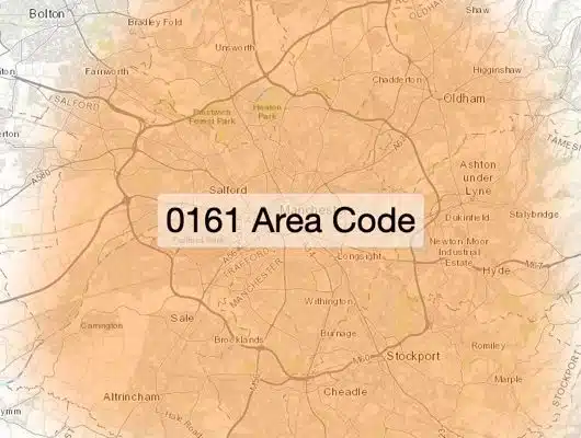 telephone area code 0161