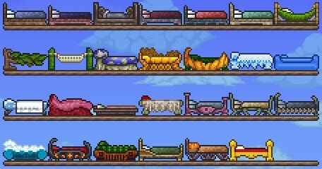 terraria bed