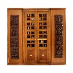 thakur ghar door design