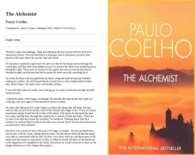 the alchemist novel pdf