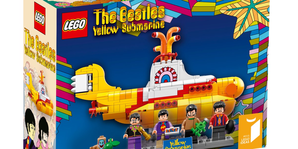 the beatles yellow submarine lego