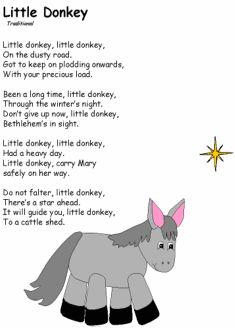 the christmas donkey lyrics