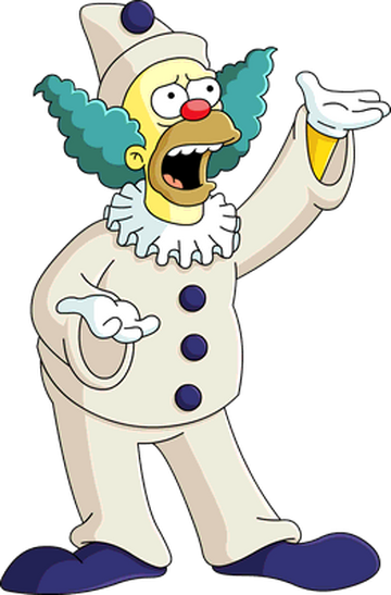 the clown from the simpsons