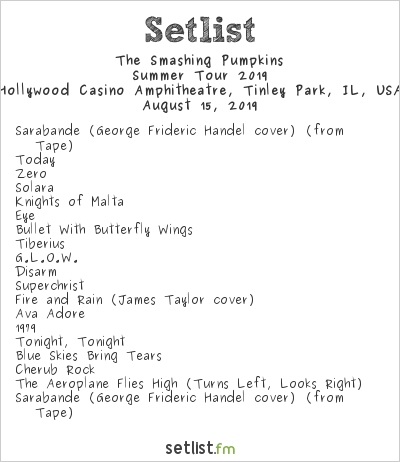 the smashing pumpkins setlist